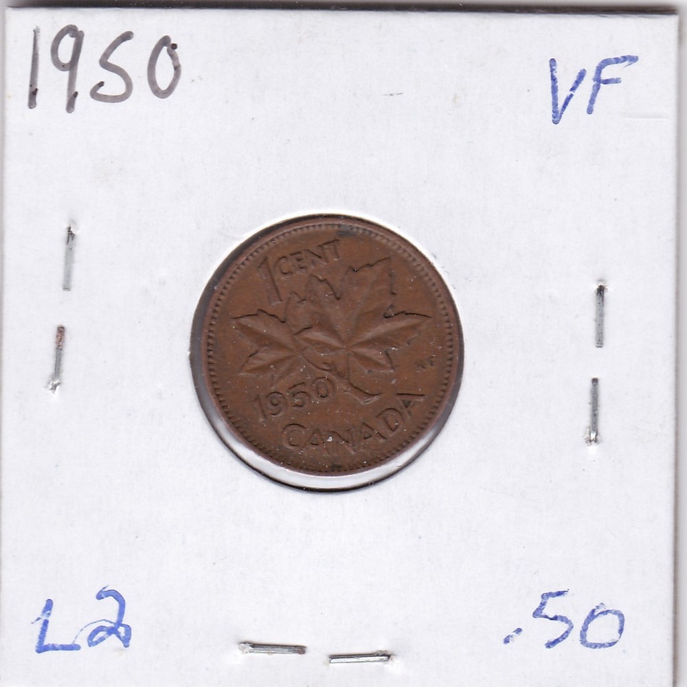 1950 Canada One Cent L2