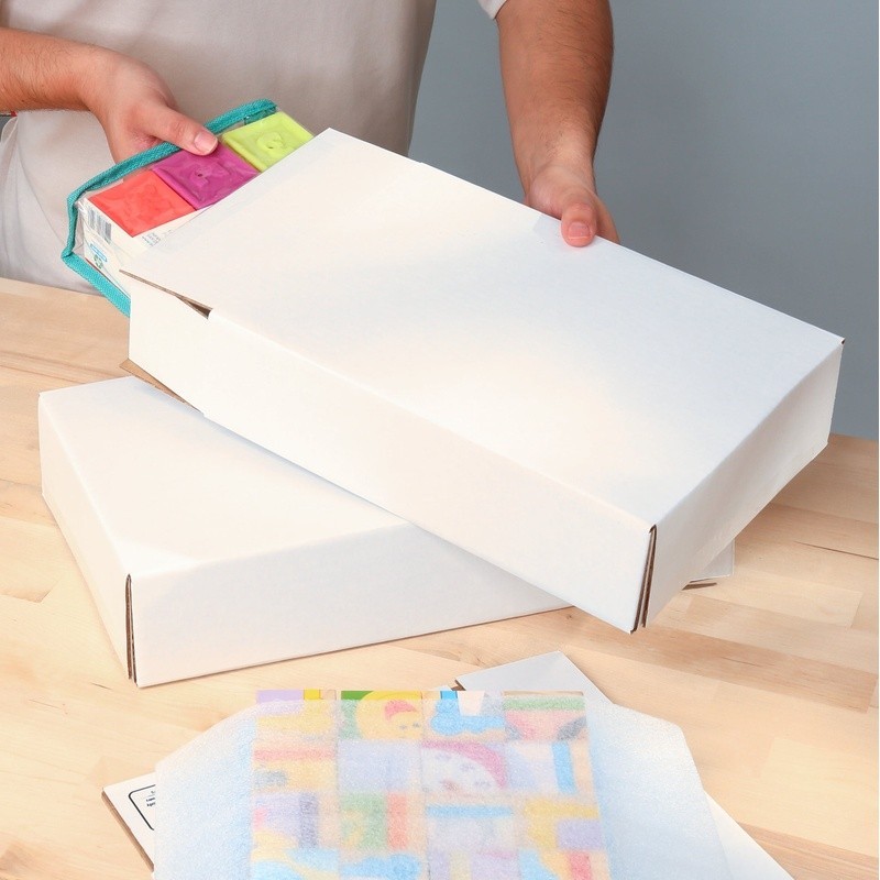 Side Loading Shipping Boxes 30 Count Durable Corrugated Mailers Secure Shipping