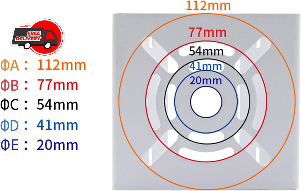 Universal Vertical Pole Mount for Security Camera Solid Metal Bracket with Loops