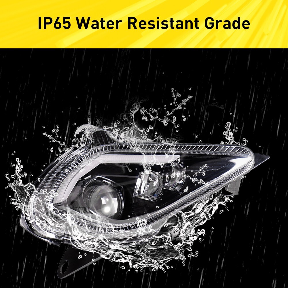 2PCS LED Headlights Set For Yamaha Raptor 700 R 350 YFZ450 R Wolverine 2006-2023