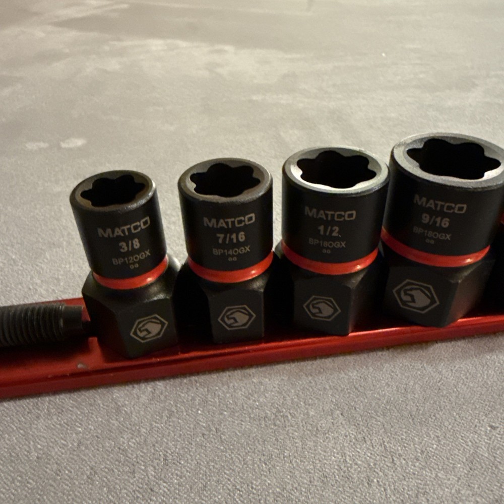 Matco Tools 8pc 3/8” Drive Socket Extractor Set - SBP80GX