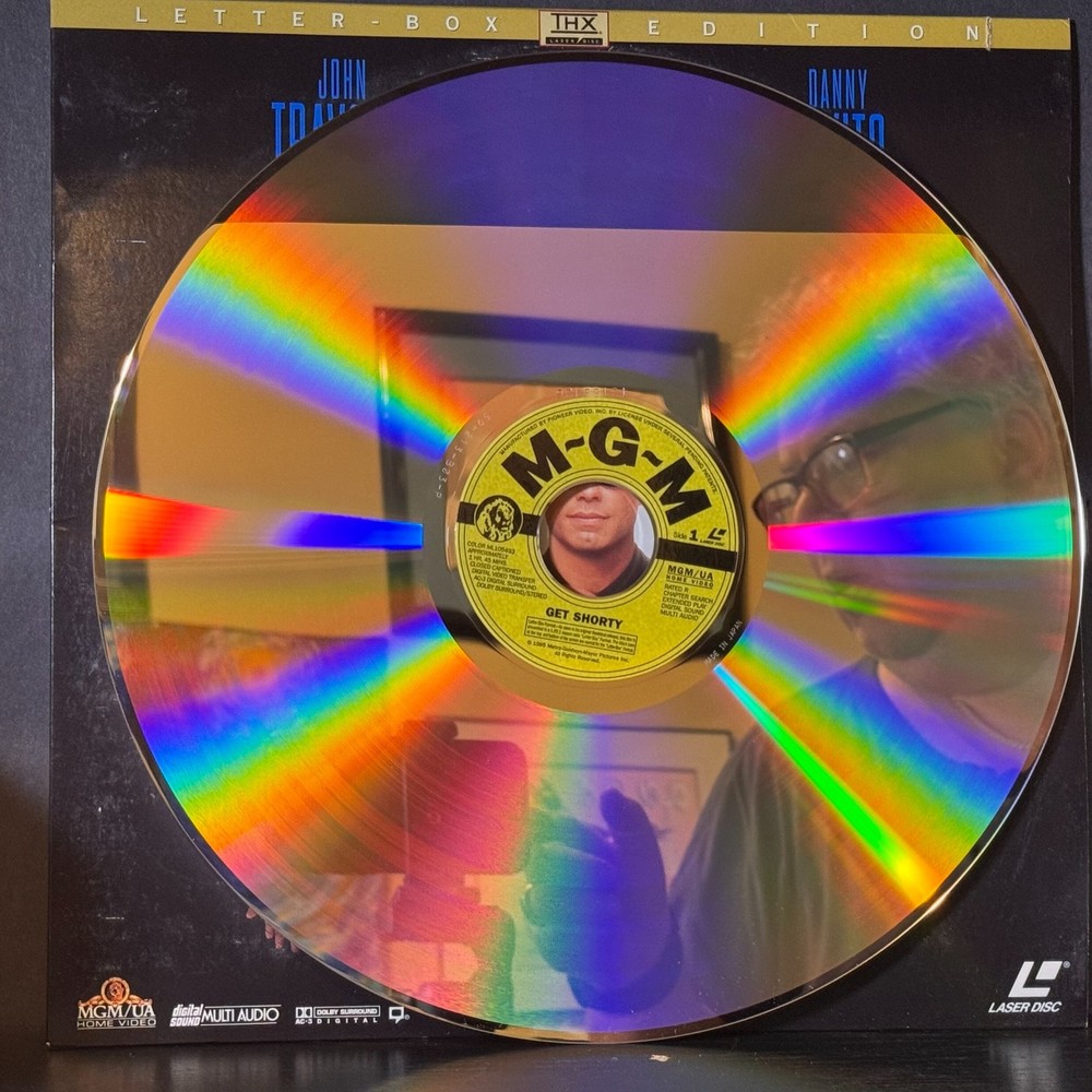 Get Shorty Letterbox Laserdisc Travolta Hackman DeVito