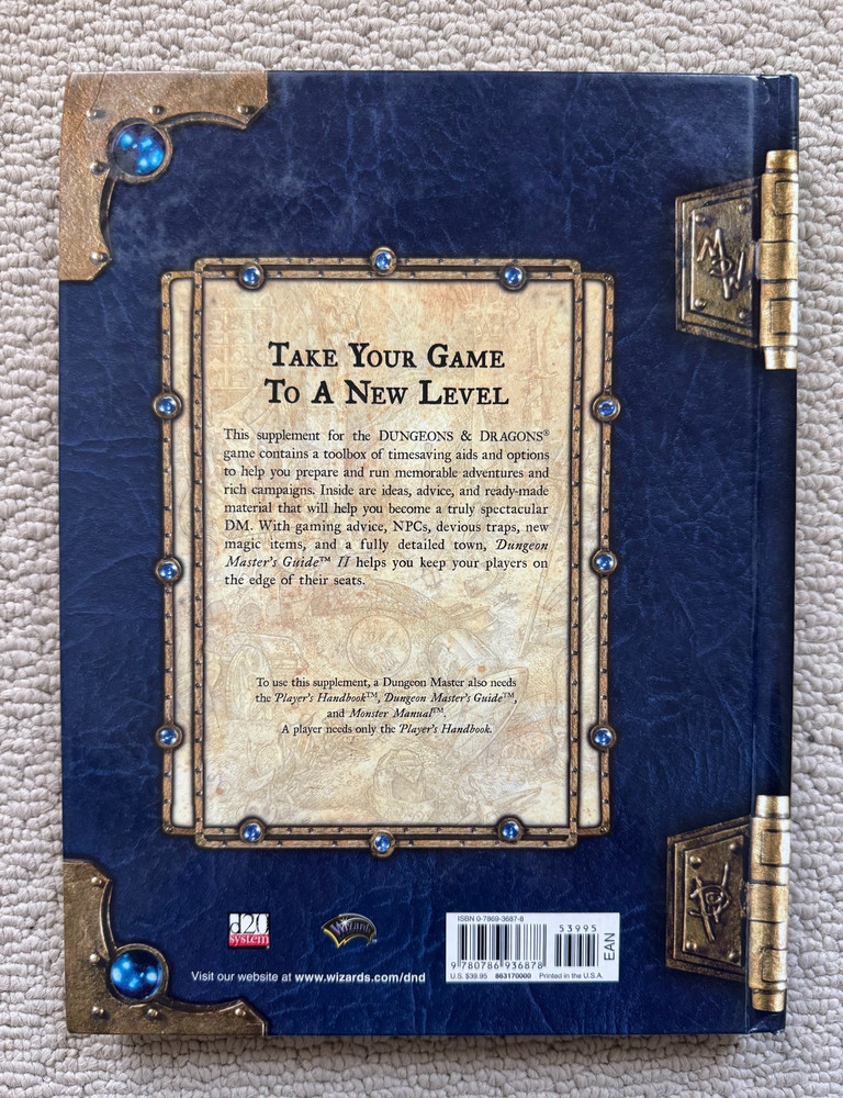 Dungeon Master's Guide II - Dungeons & Dragons D&D WOTC