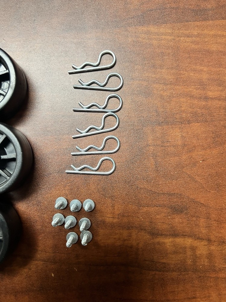 Sealy ease king Adjustable Base Roller Guide Wheel & Pin Set plus hardware