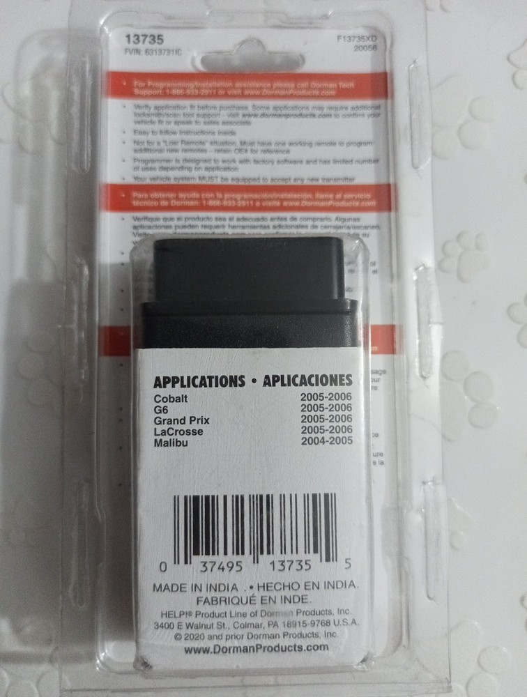 🆕 Dorman 13735 Keyless Entry Remote 4 Button (Fast Shipping)