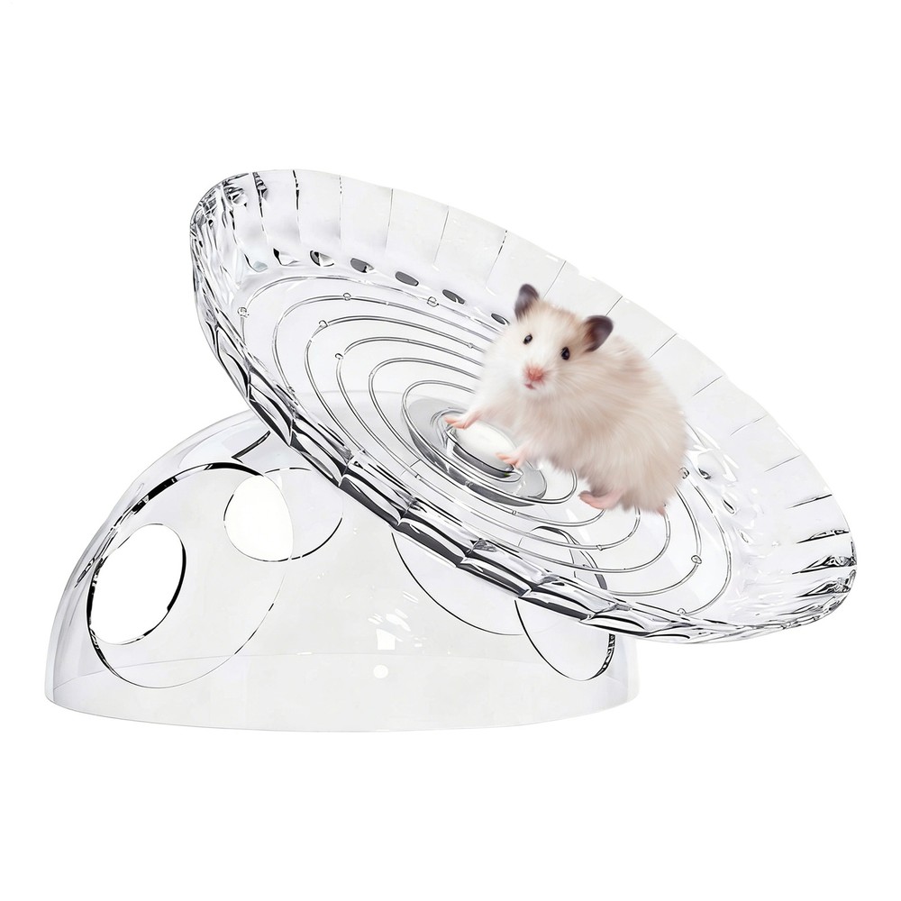 Hamster Exercise Wheel Running Scroll Silent Wheel Spinner Gerbils Mice Jogging