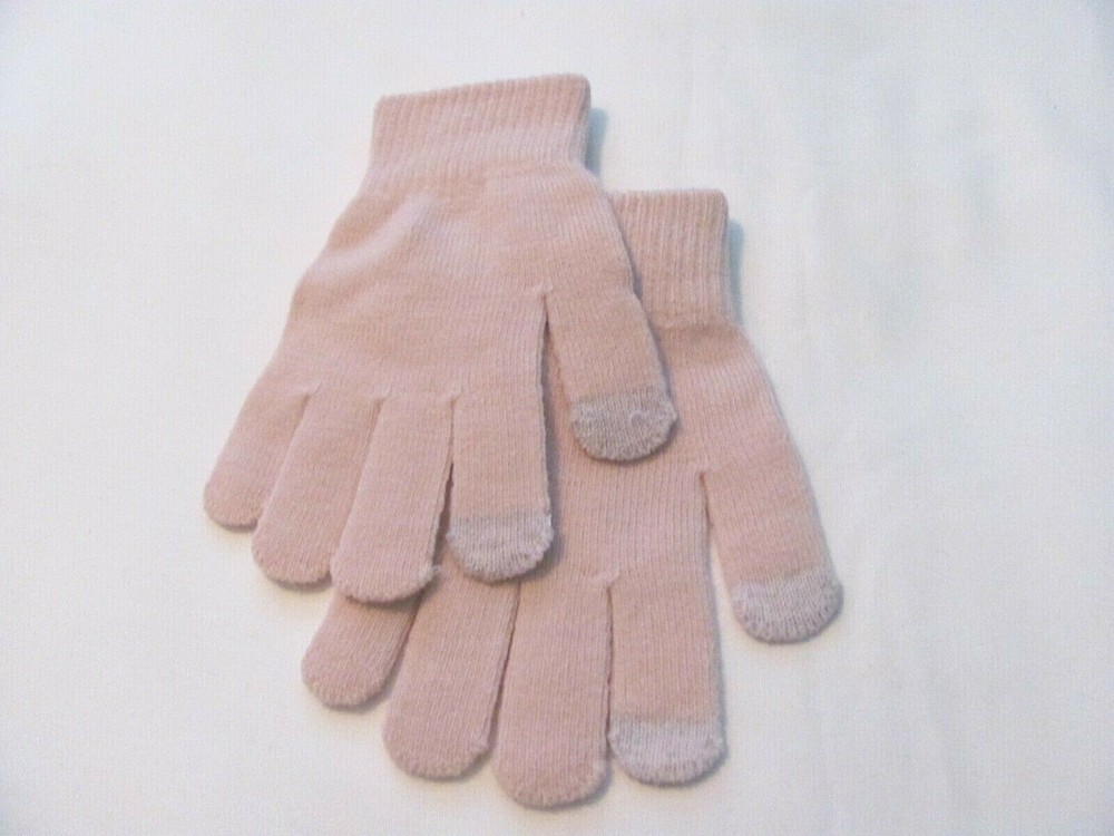 NEW ONE SIZE FITS MOST WOMEN'S TECH GLOVES ~ SOLID TAN