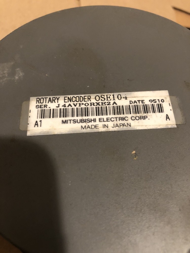 MITSUBISHI OSE104 Encoder Unit With Motor Cover Clean Used Tested