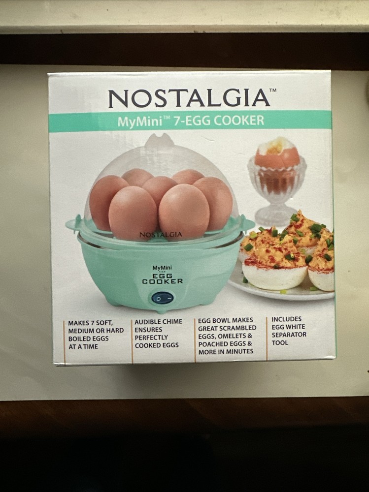 MyMini Premium 7-Egg Cooker, Teal