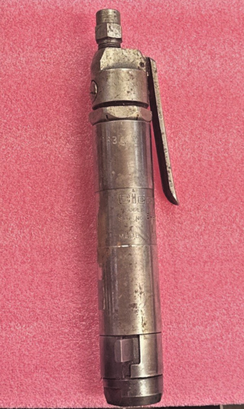 CLECO, CHISEL & NEEDLE SCALER, PNEUMATIC, MODEL B1-C *UNTESTED*  bin9