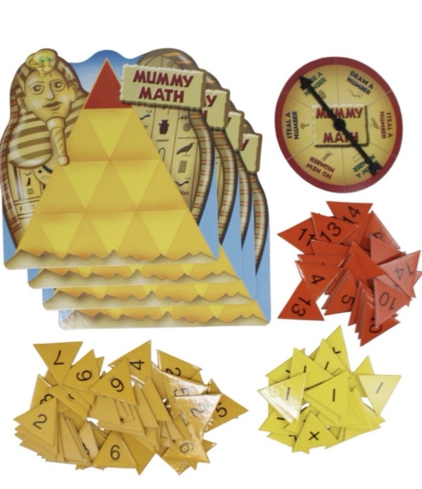 Mummy Math by Learning Resources LSP 0516-S New Sealed Board Game