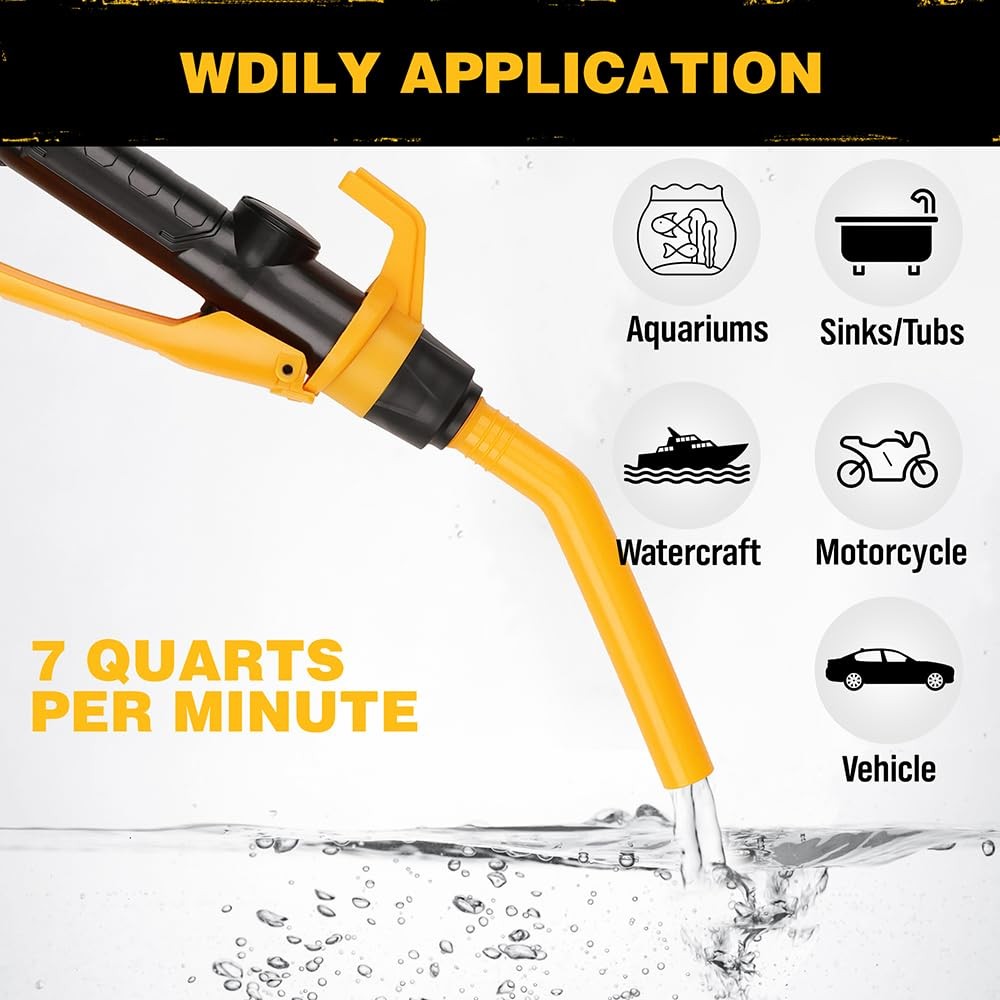 ELEAD Portable Battery Powered Pump - Pump, Yellow