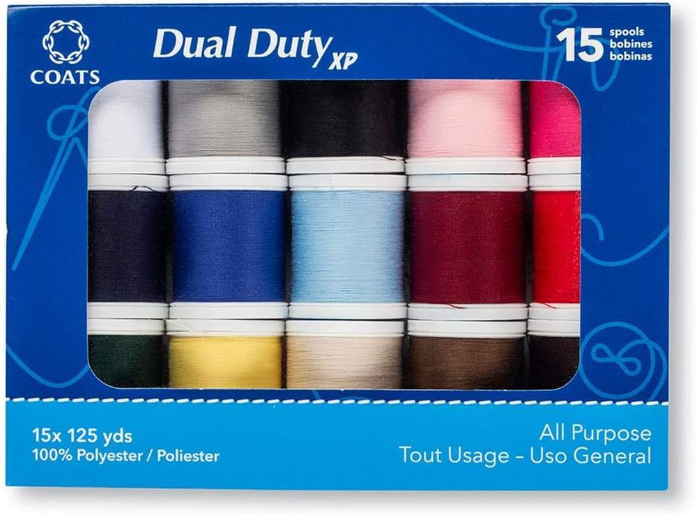 Coats Dual Duty XP General Purpose Thread Box 15/Pkg