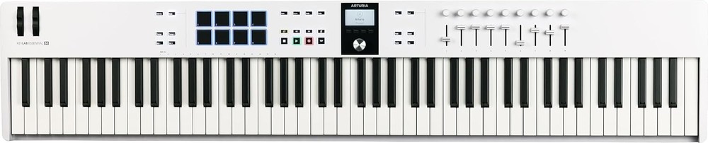 Arturia KeyLab Essential mk3 88-key Keyboard Controller, With License - White