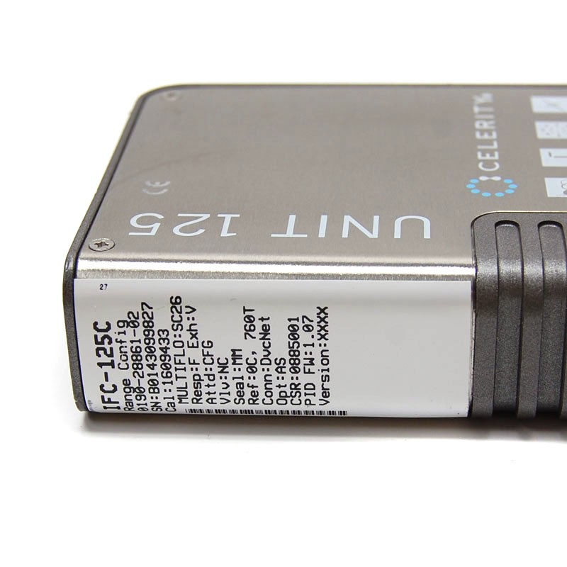 Celerity Unit IFC-125C Mass Flow Controller MFC (Ar/5SLM) D-Net Digital C-Seal