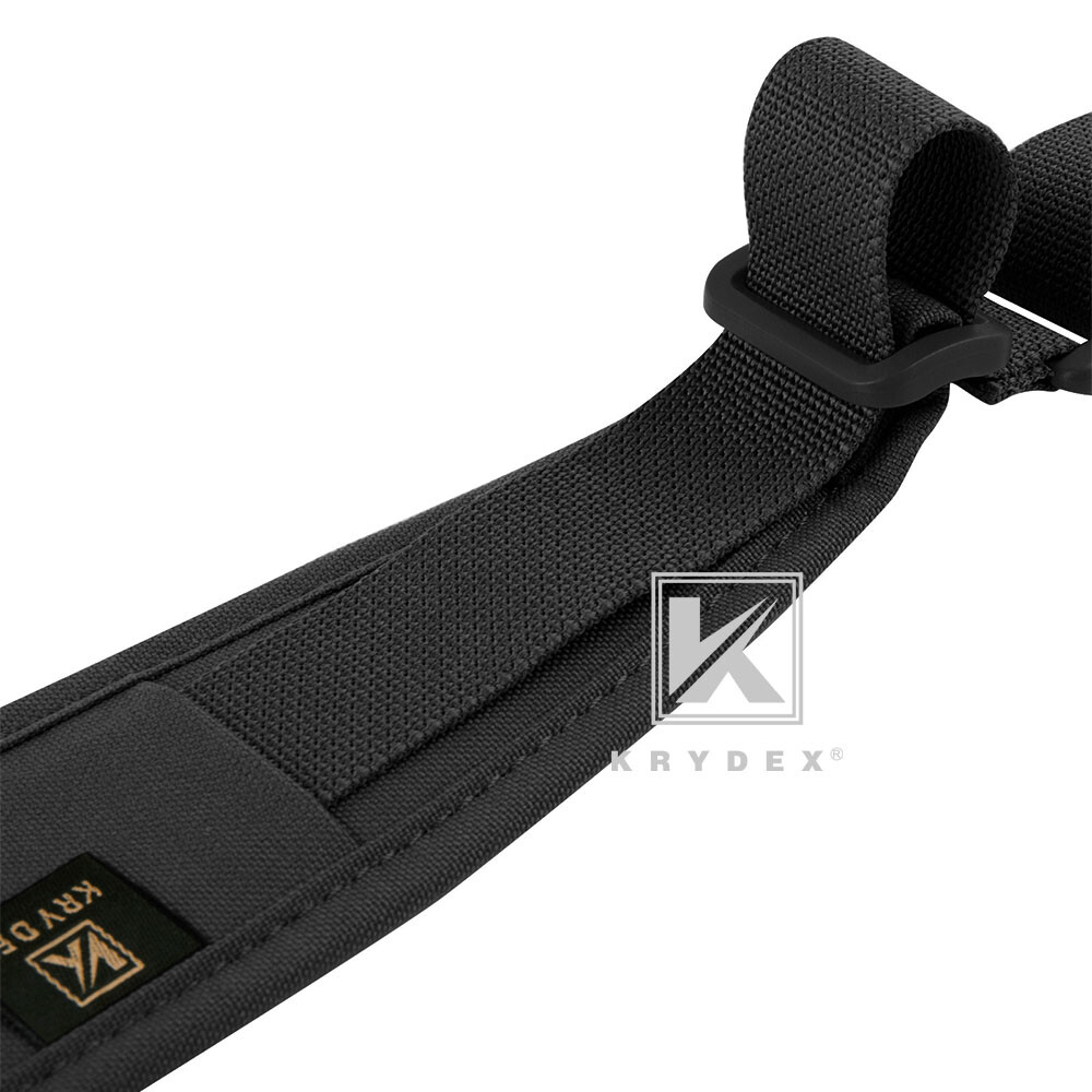 KRYDEX Tactical Sling Modular Slingster Pull Tab 2-Point Sling Adjustable Black