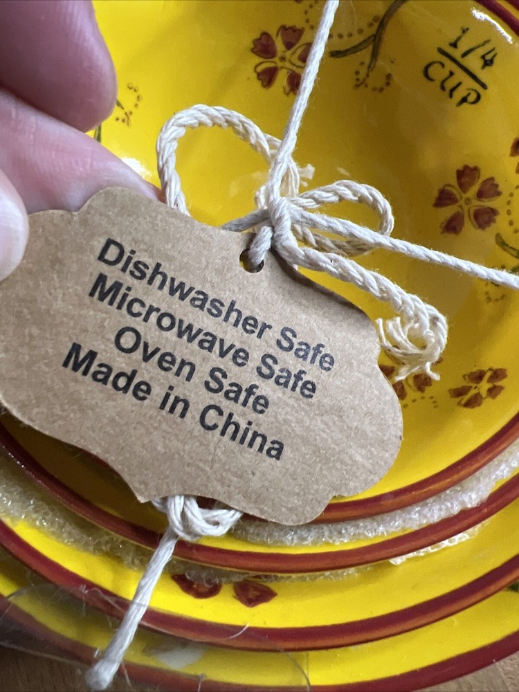 Dutch Wax Measuring Bowls, New