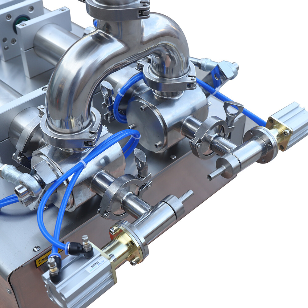 Double Head Liquid Paste Filling Machine Horizontal Pneumatic 50-500ml