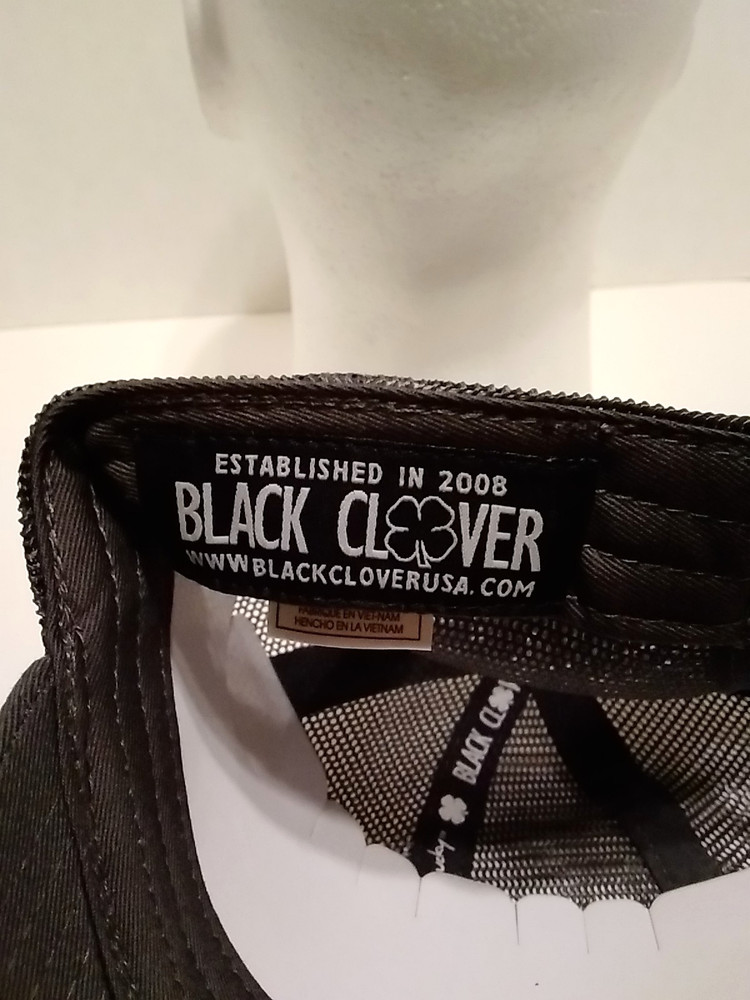 Black Clover All Mesh Adjustable Golf Hat Dark Gray One Size 8701