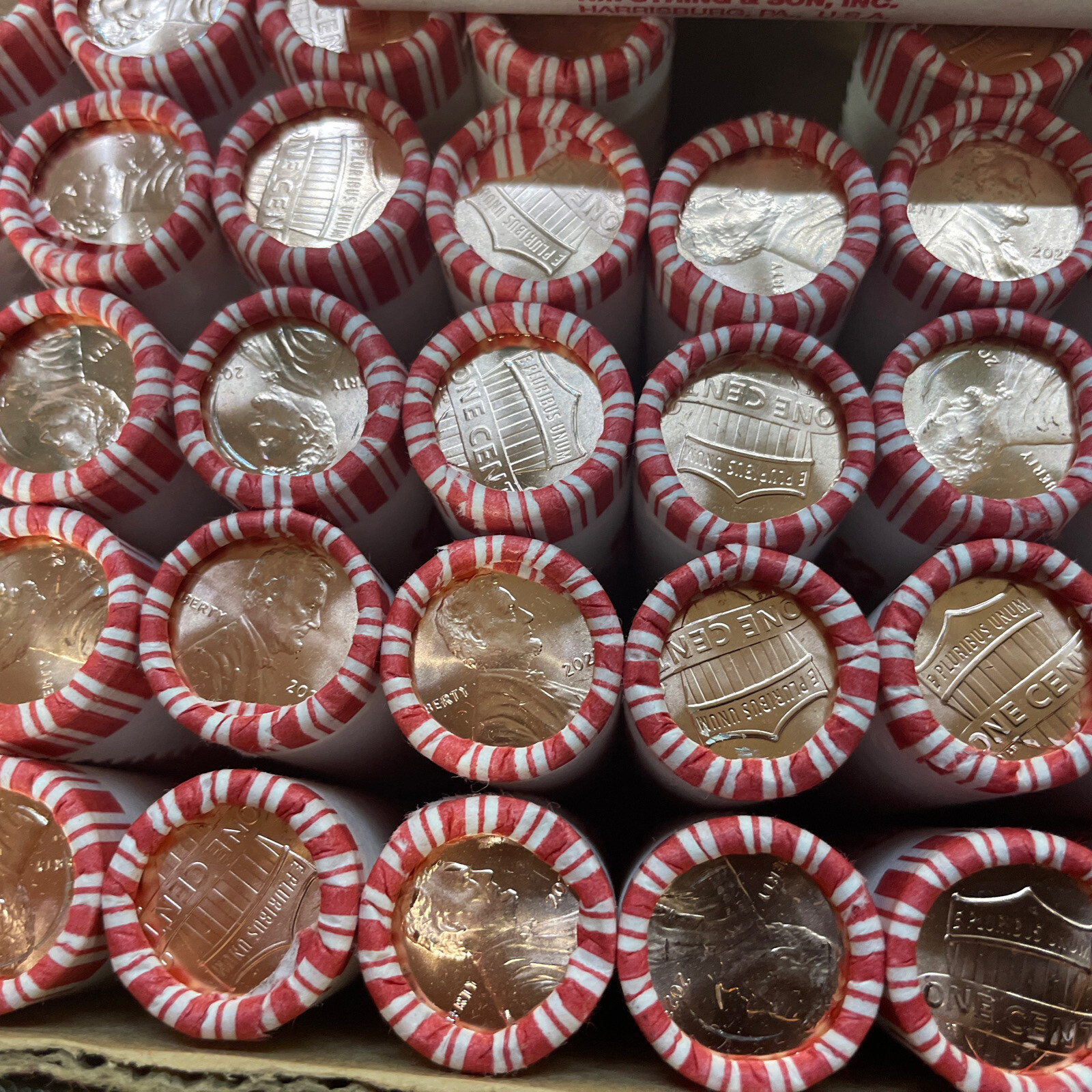 2023 P LINCOLN SHIELD CENT ROLL BRILLIANT UNCIRCULATED