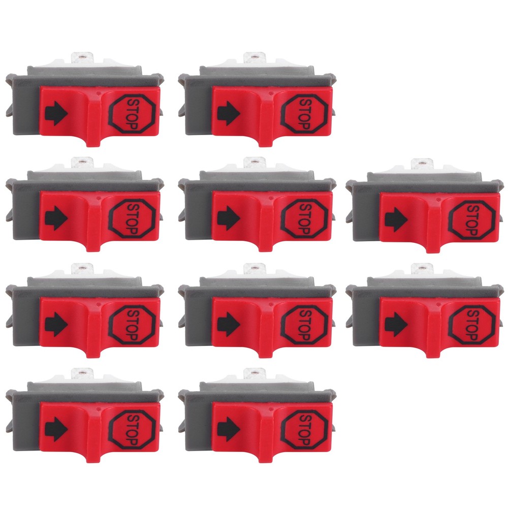 10Pcs On Off Stop Switch Replacement For Chainsaw Garden Tools