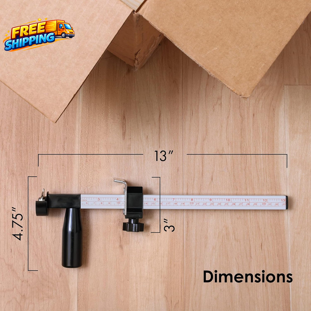 Box Resizer Tool with Scoring Wheel - Cardboard Box Reducer to Customize Shippin