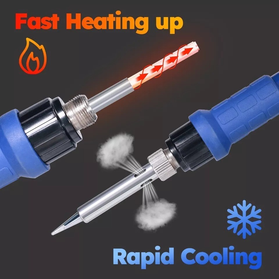 WEP 948-II 4-in-1 Digital Soldering & Desoldering Rework Station Kit Vacuum Pump