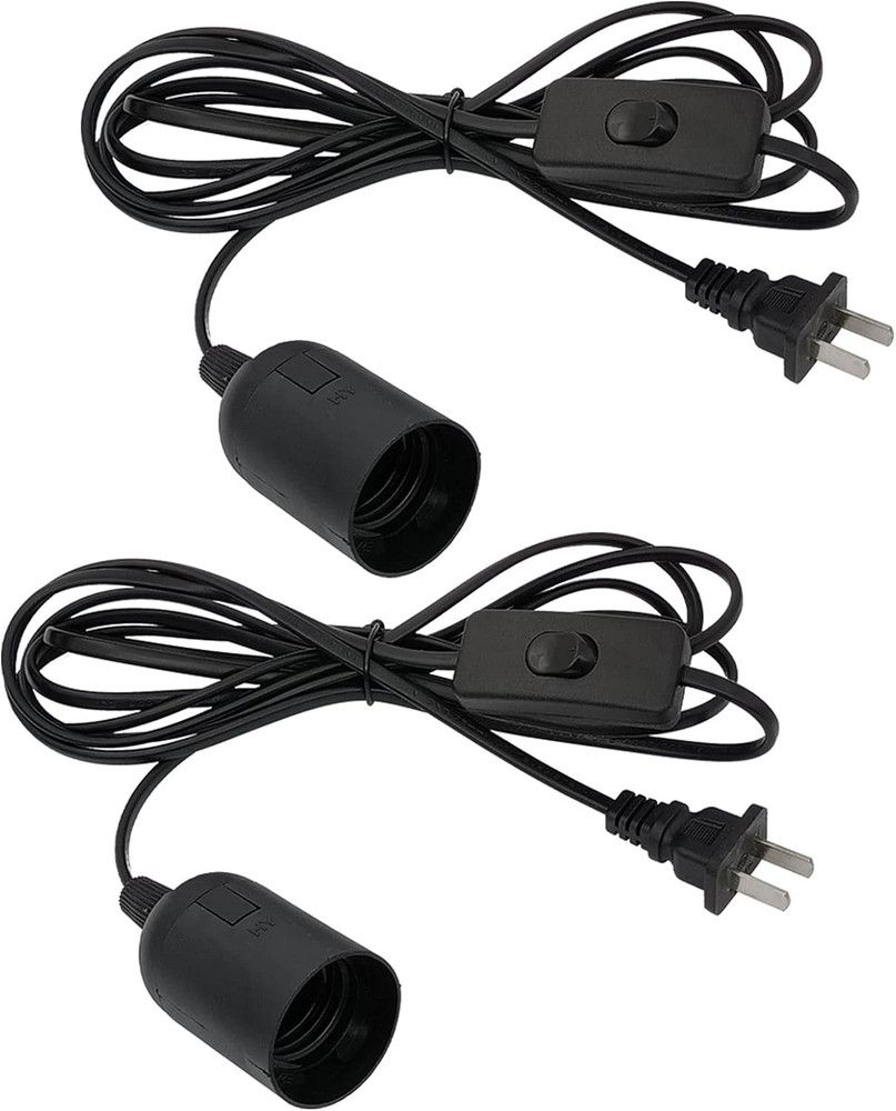 Plug in Hanging Light Kit, Retro Hanging Lights with Plug in Cord, E26 E27