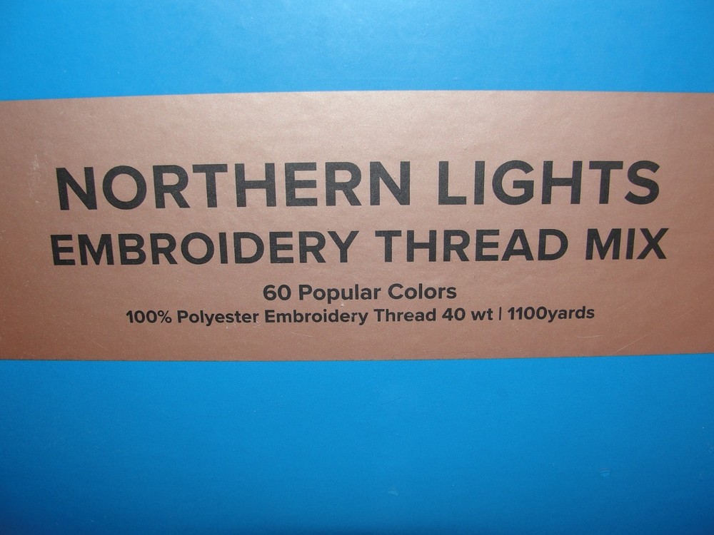 Polyester Embroidery Thread Northern Lights Kit EverSewn 60 Spools