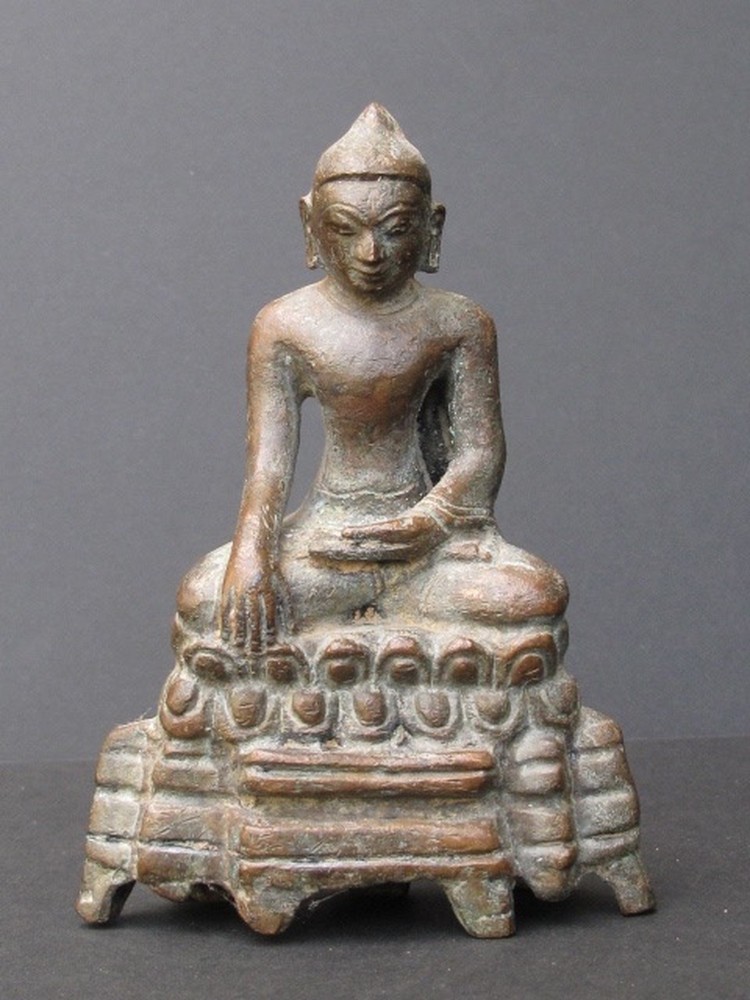 Shan Buddha In Bronze, Myanmar