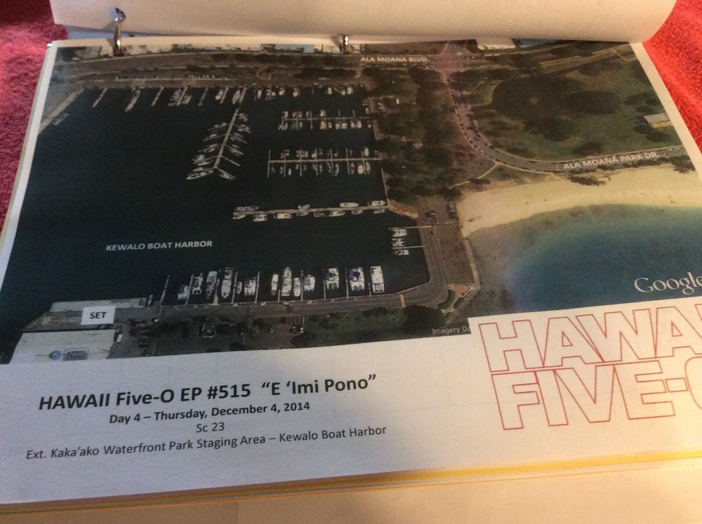 HAWAII FIVE-O ORIGINAL SCRIPT 515 SCHEDULE 2014 E 'IMI PONO DANIEL DAE KIM