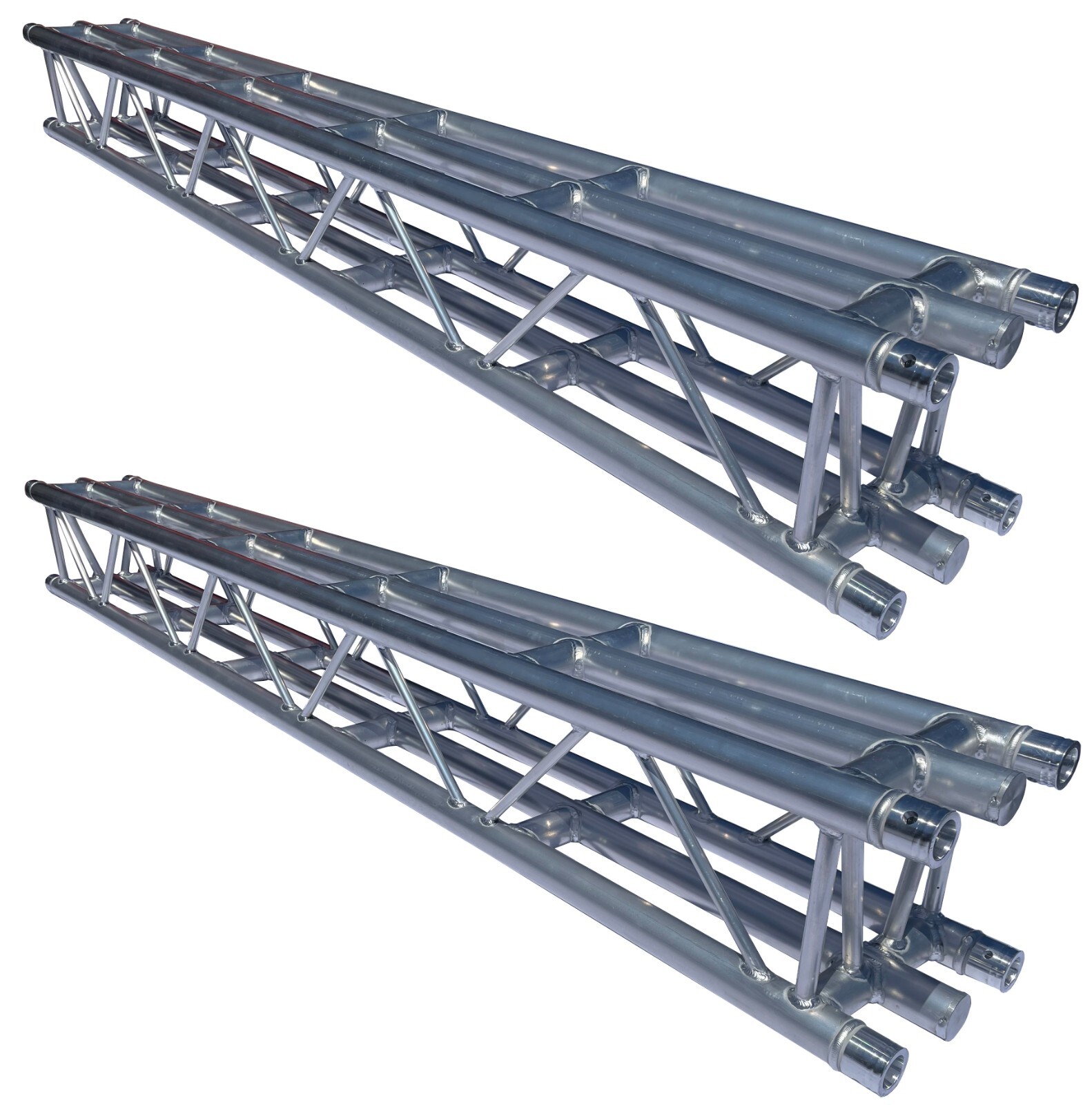 Two 8.2FT (2.5 Meters) 3mm. Straight Square Aluminum Truss Segment W/Center Cord