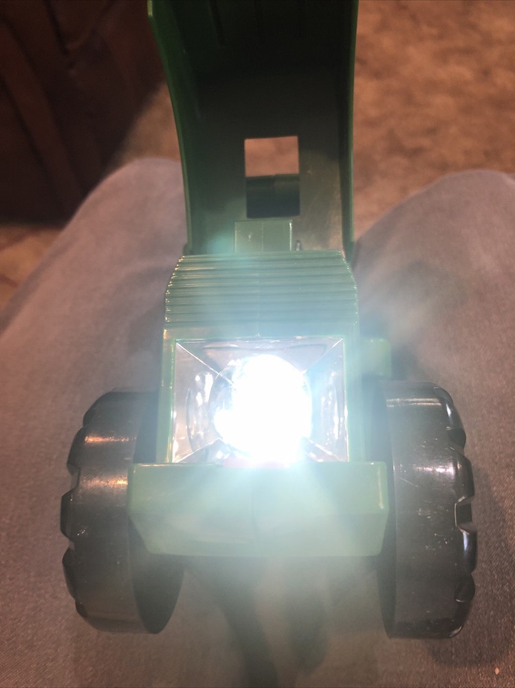 John Deere Learning Curve Kids Tractor Flashlight Night Light w/ Engine Sound