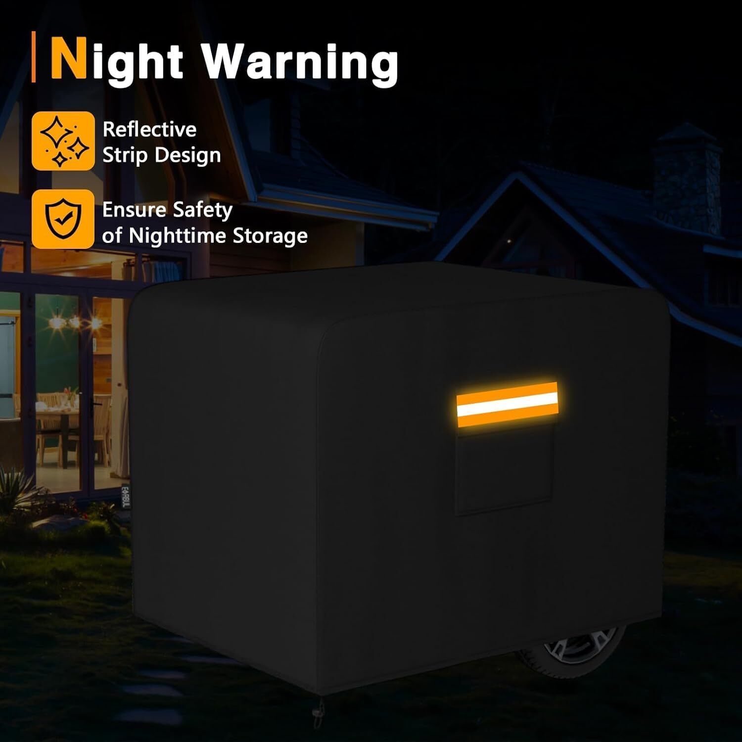 Generator Cover for Most Generators 5000-10000 Watt 32’’L x 24’’W x 24’’H 420D