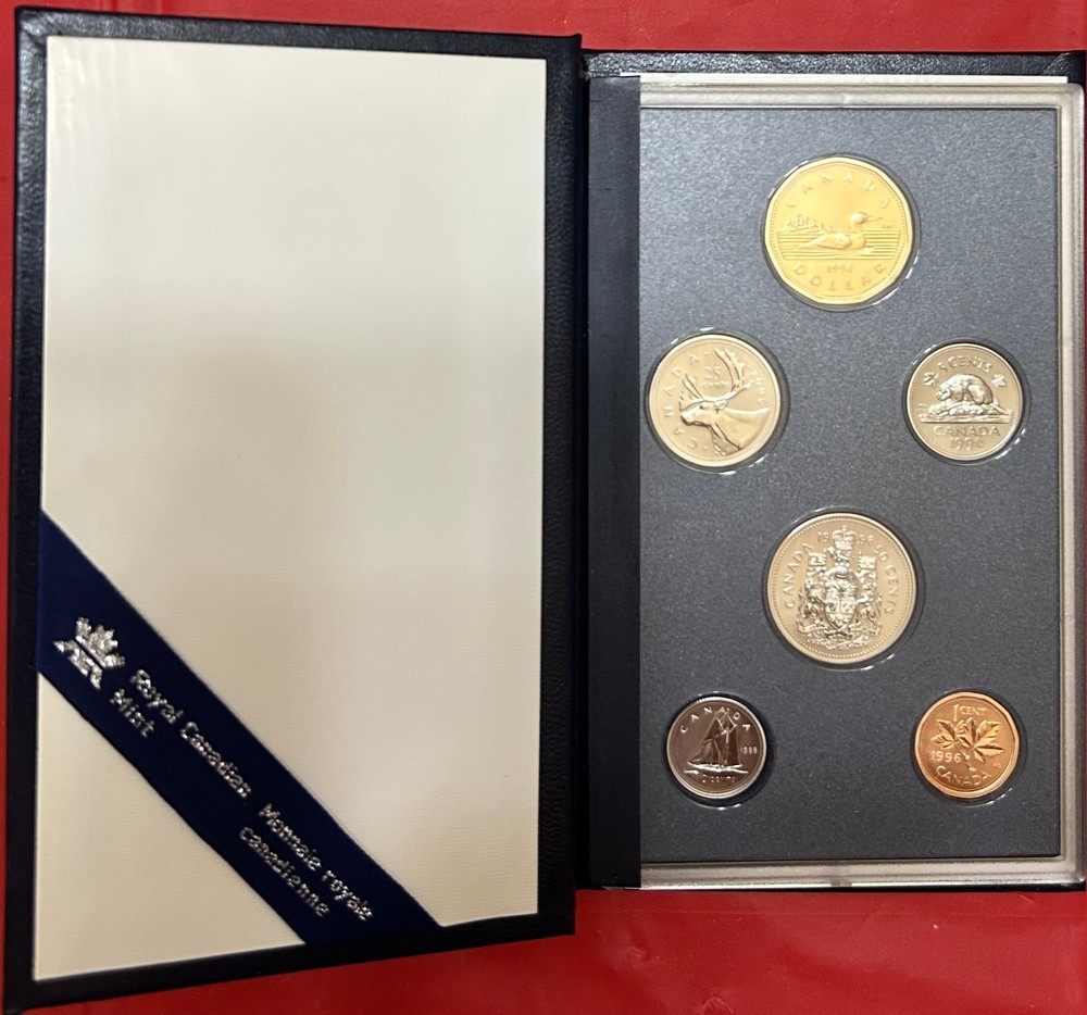 1996 Canada Specimen Set Plus COA & Box