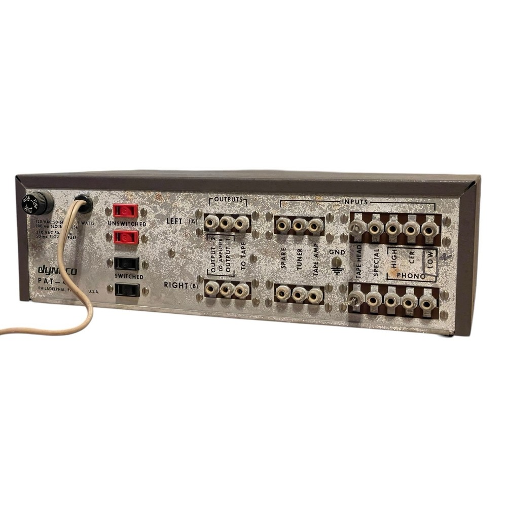 Vintage Dynaco PAT-4 Solid State Stereo Preamplifier Preamp Works