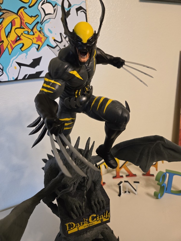 Dark Claw Amalgam 3D Printed Statue Painted Figure