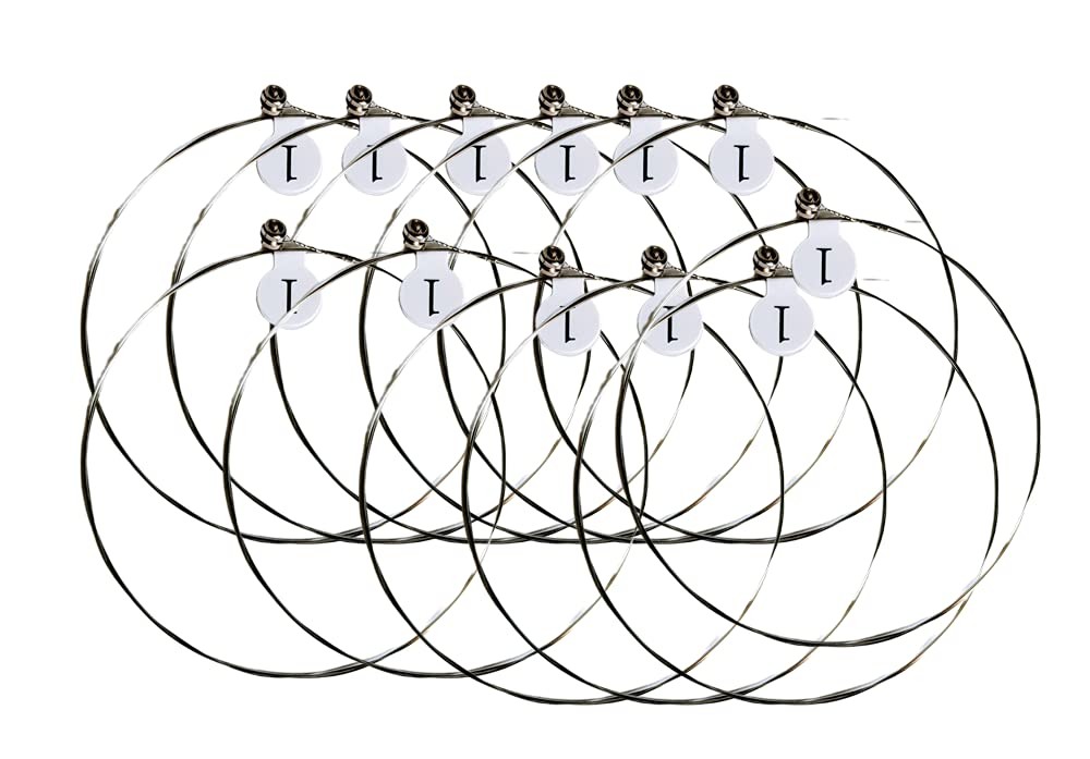 12-Pack .009 Gauge High E String Single 1st-High E Strings 9 Gauge, 9