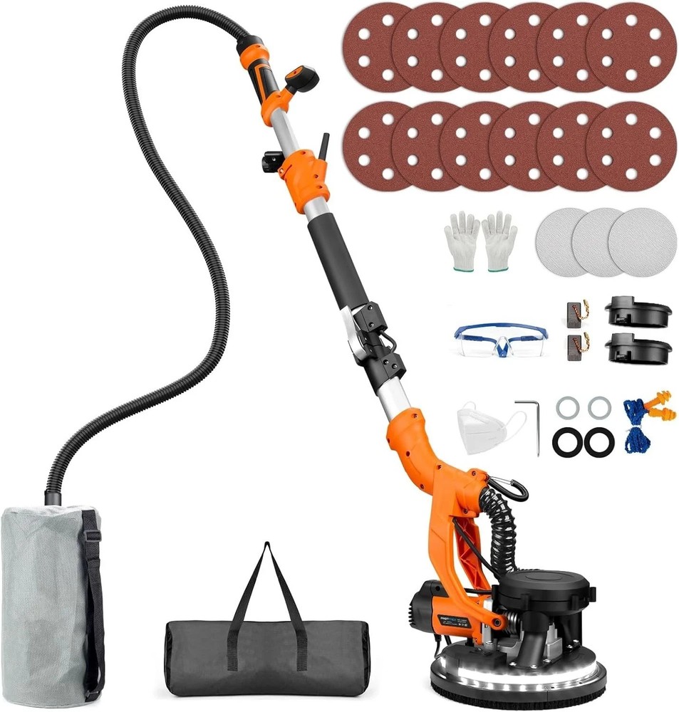 Drywall Sander, 1000W Popcorn Ceiling Removal Tool, Automatic Drywall Sander