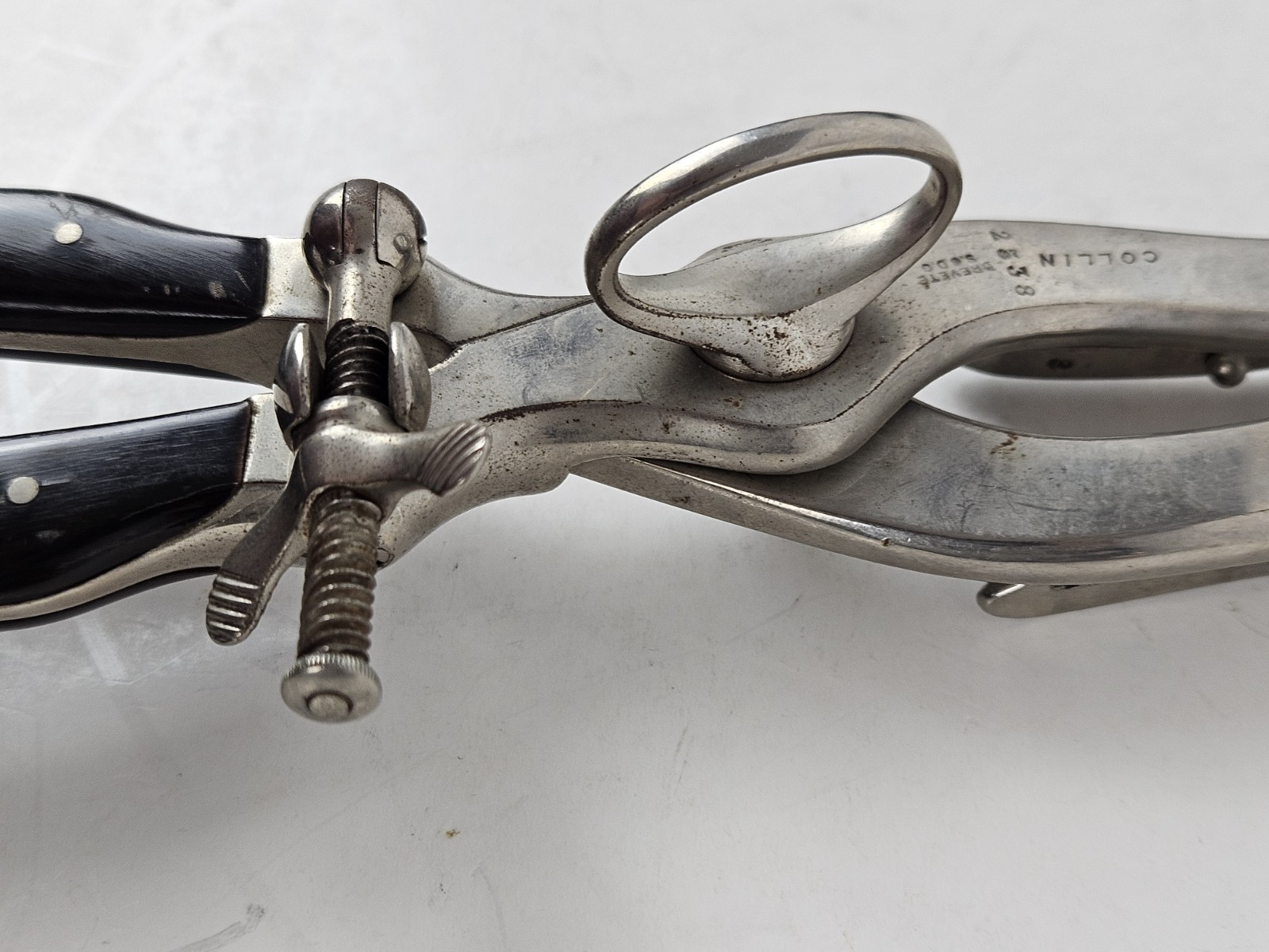 Antique 1800s US Civil War Surgeon Doctors Birthing Forceps Maison Collin France