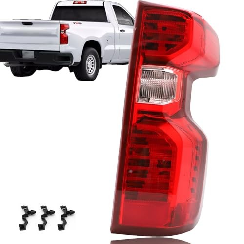 Tail Light Assembly Compatible With 2019-2024 Right Passenger Side Halogen Type