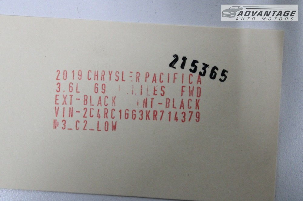 2017-2020 CHRYSLER PACIFICA FRONT WINDSHIELD LANE DEPARTURE CAMERA MODULE OEM