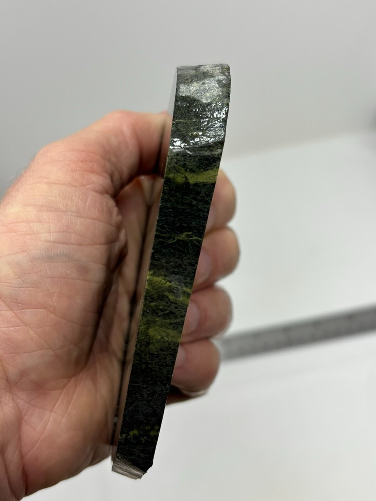 Green Washington State Jasper Slab Cabbing Lapidary Combo Ship Avail