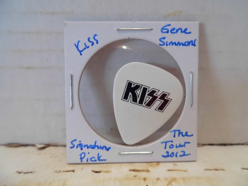 KISS "GENE SIMMONS" 2012 SIGNATURE TOUR GUITAR PICK~READ DESCRIPTION (18~4)