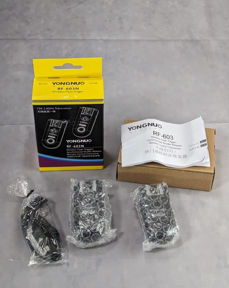 Yongnuo RF-603N Wireless Flash Triggers for Nikon