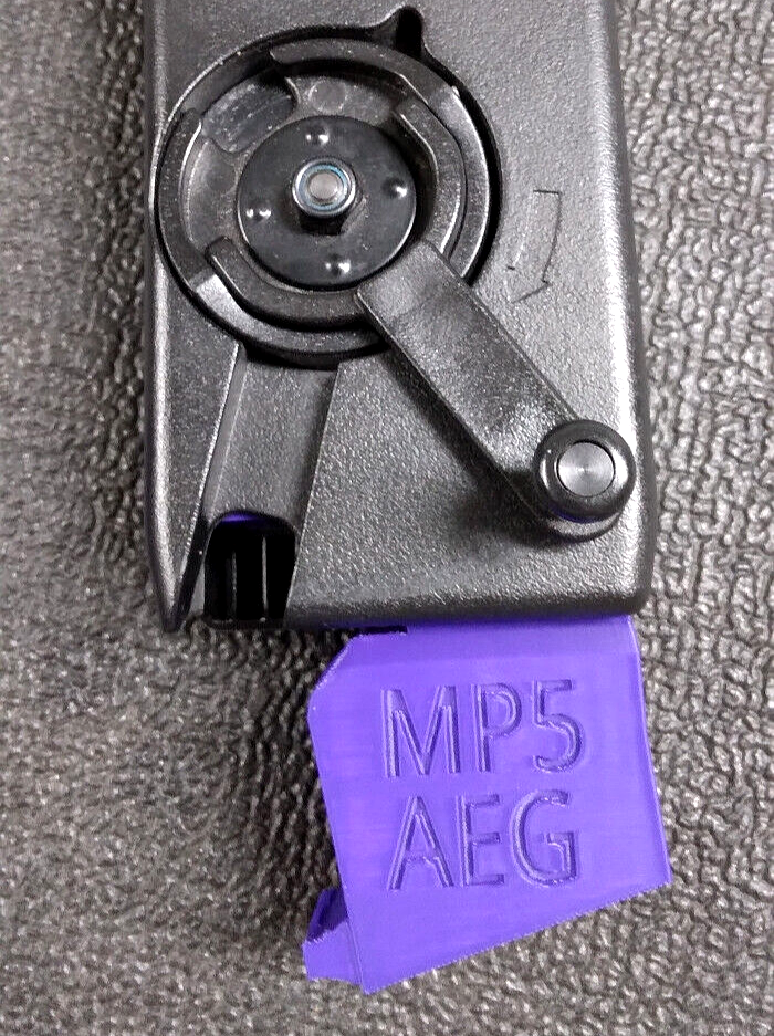 Airsoft MP5 AEG Odin Speedloader Adapter (Purple)