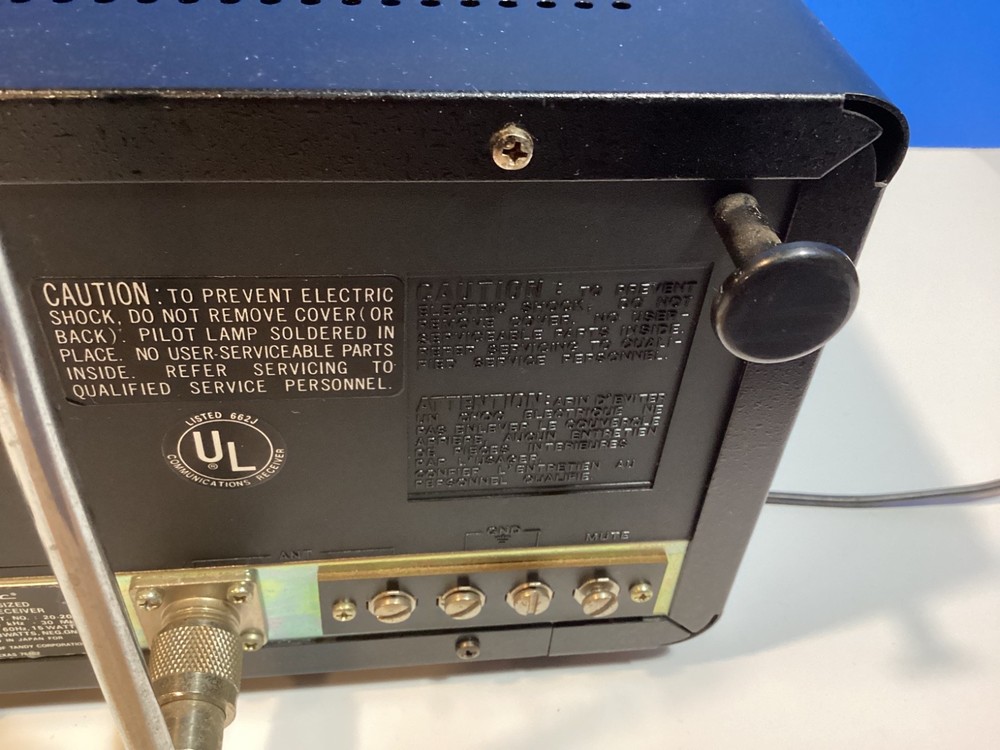 Realistic DX-300 Quartz Communication Base Station Ham RadioReceiver Untested