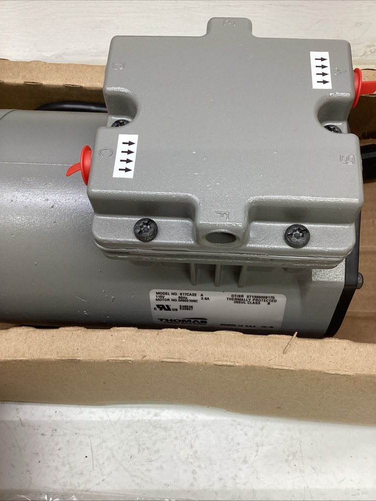 Gardner Denver Thomas Vacuum Pump 617CA22 115V NIB
