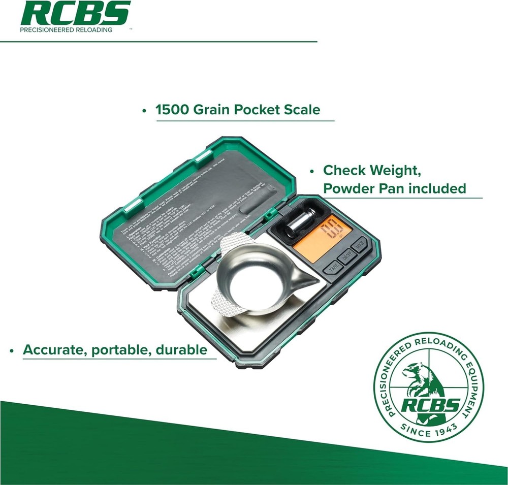 1500 Grain Pocket Scale_, Green