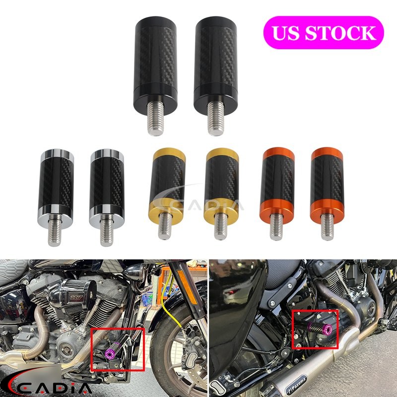 Crash Bar Slider End Replacement Kit For Harley Softail Touring Dyna Street Bob